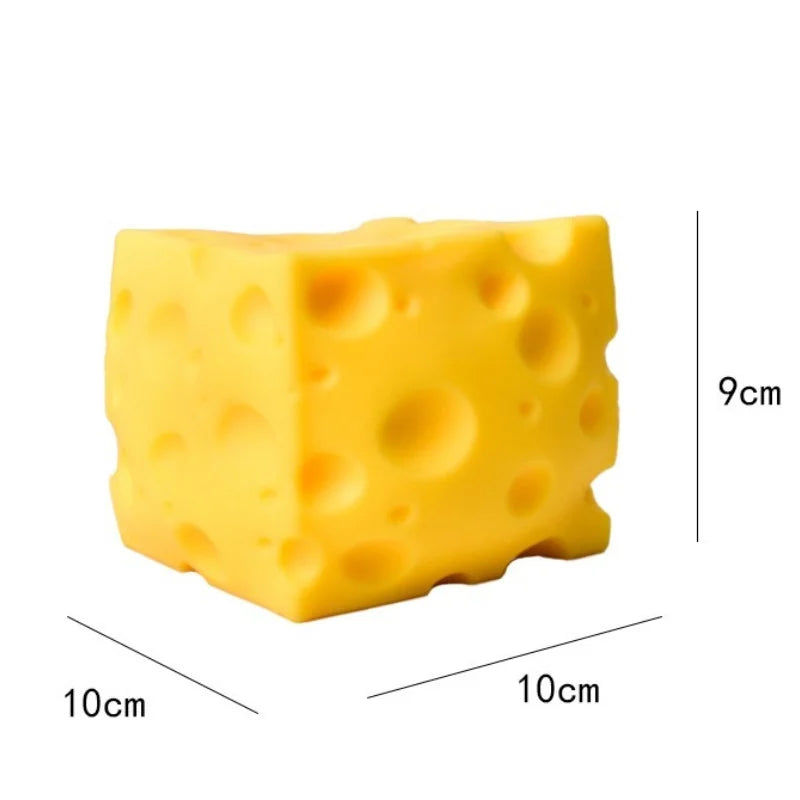 Square Cheese Squeeze Toys