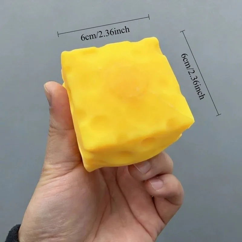 Square Cheese Squeeze Toys
