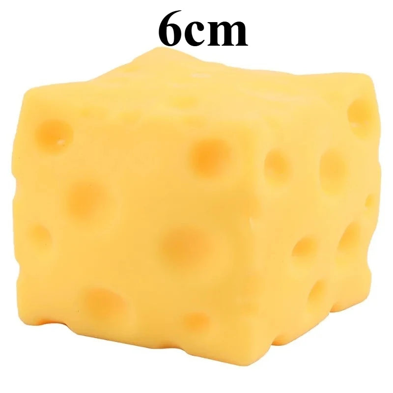 Square Cheese Squeeze Toys