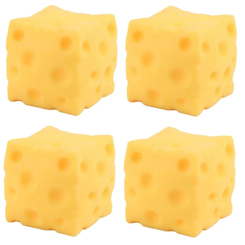 Square Cheese Squeeze Toys