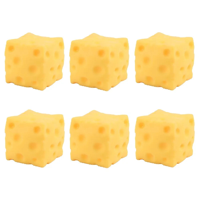 Square Cheese Squeeze Toys